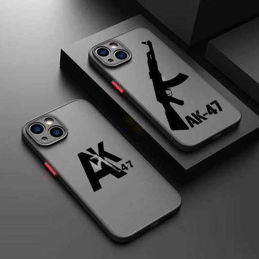 Coque AK-47 Translucide Givrée pour iPhone