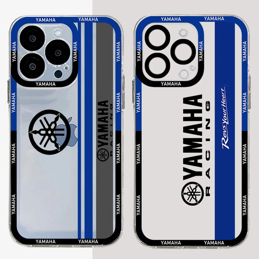 Coque de Téléphone Motorcycle Y-Y-YamahaS Transparente